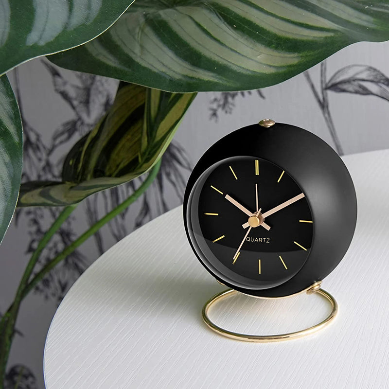 Réveil vintage noir - vue 3