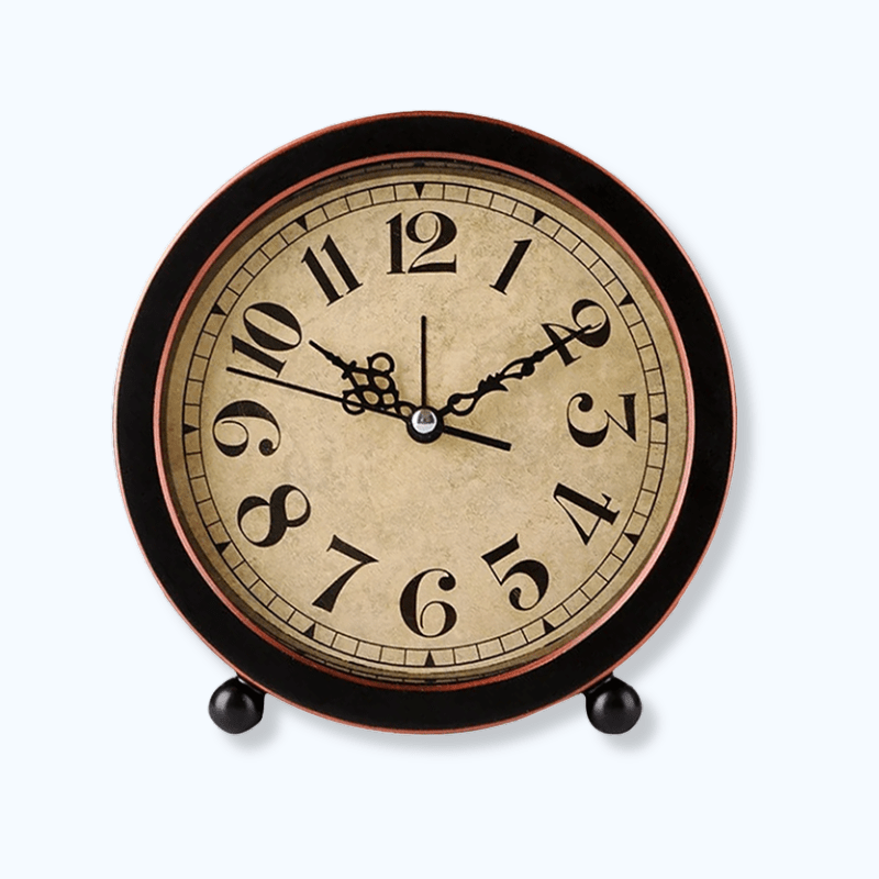 Réveil vintage rond