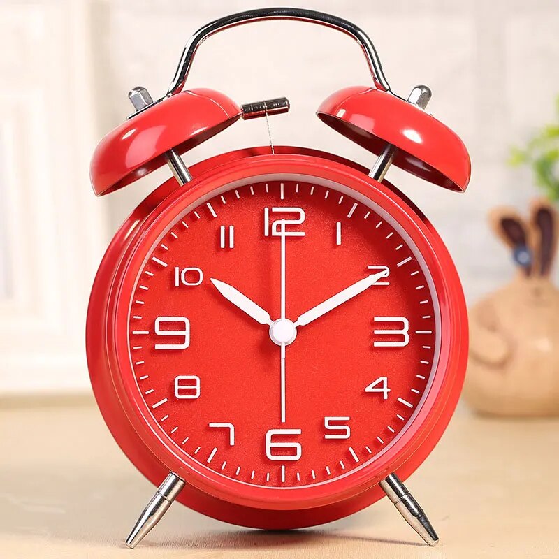 Réveil vintage rouge - vue 4