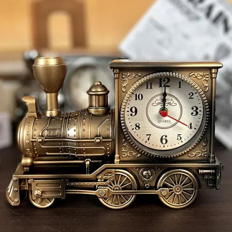 Réveil vintage train - vue 3